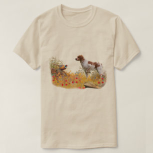 Brittany Spaniel, Passie voor Vogels T-shirt