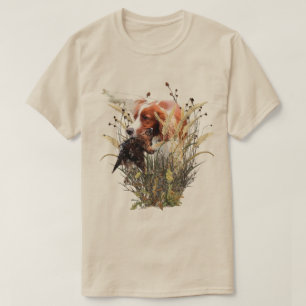 Brittany Spaniel, Passie voor Vogels T-shirt