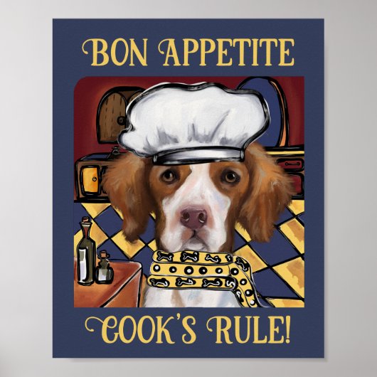 Brittany Spaniel Poster (Voorkant)