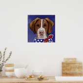Brittany Spaniel Poster (Keuken)