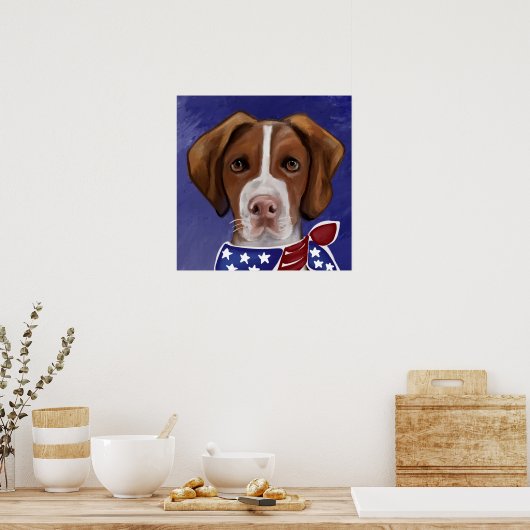 Brittany Spaniel Poster (Keuken)
