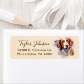 Brittany Spaniel Retour Adres Label (Insitu)