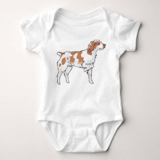 Brittany Spaniel Romper (Voorkant)