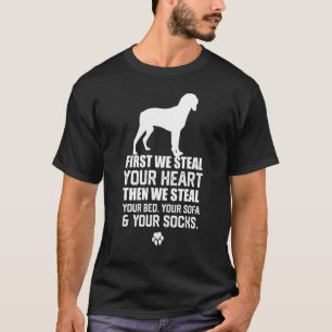 Brittany Spaniel Steal je hart T-shirt
