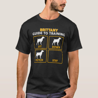 Brittany Spaniel T-shirt Grappige gids voor traini