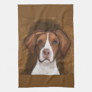 Brittany Spaniel Theedoek