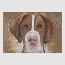Brittany Spaniel Tissuepapier
