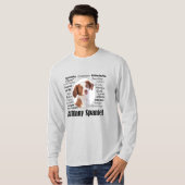 Brittany Spaniel Traits T-shirt (Voorkant volledig)