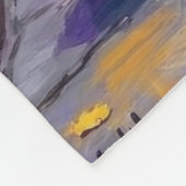 Brittany Spaniel Trick-or-Treating in Halloween Fleece Deken (Hoek)