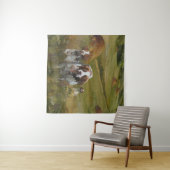 Brittany Spaniel Wandkleed (In Situ (horizontaal))