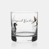Brittany Spaniel Whiskey Glass Whisky Glas (Voorkant)