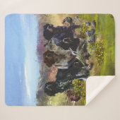 Brittany Spaniels,   Vogeljacht    Sherpa Deken (Voorkant (horizontaal))