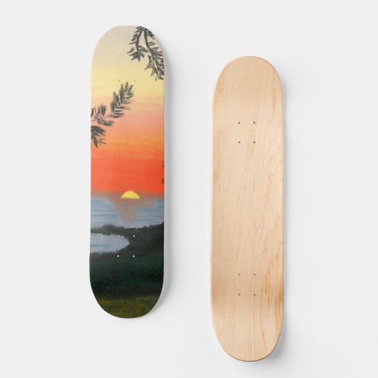Brittany Sunset skateboard (Recto)