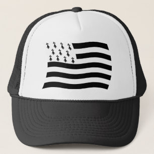 Brittany Vlag Hoed Trucker Pet