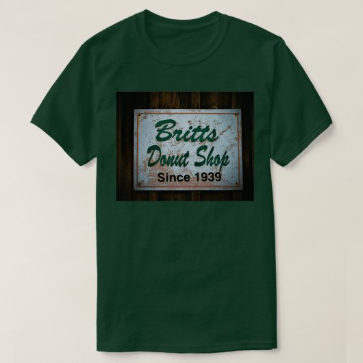 Britten Donut Shop Sign T-shirt (Design voorkant)