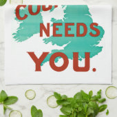 Britten! Uw land heeft u nodig Theedoek (Gevouwen)