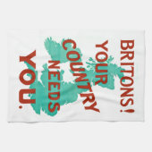 Britten! Uw land heeft u nodig Theedoek (Horizontaal)