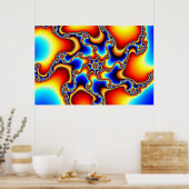 Brittle - Fractal Poster (Keuken)