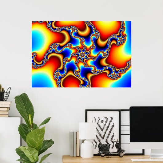 Brittle - Poster fracturé (Bureau à domicile)