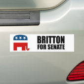 BRITTON 2010 BUMPERSTICKER (Op auto)