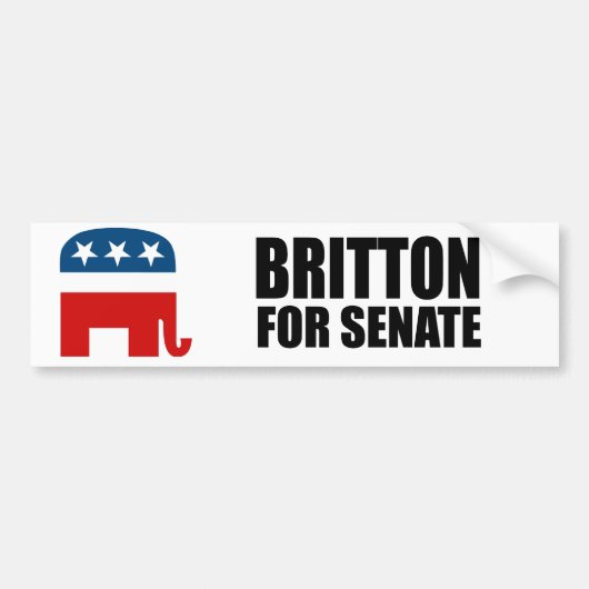 BRITTON 2010 BUMPERSTICKER (Voorkant)