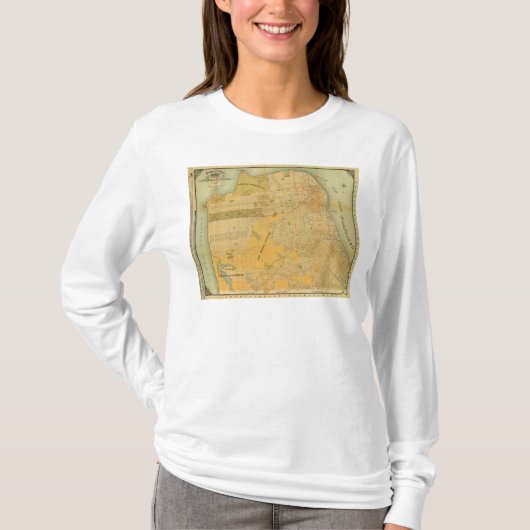 Britton and Rey's Guide map T-shirt (Voorkant)