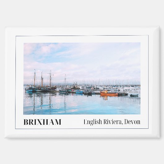 Brixham, Engelse Riviera, Devon Magneet (Voorkant)