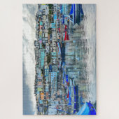 Brixham Harbor Swans: Devon Coast 1000pc Puzzle (Vertical)