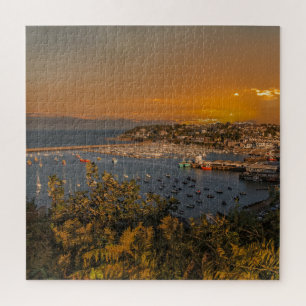 Brixham Harbour op Sunset Legpuzzel