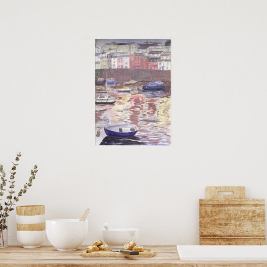 Brixham Harbour Poster (Keuken)