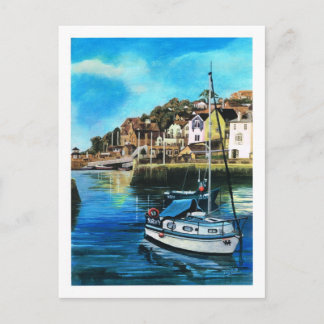 Brixham-haven, Zuid-Devon Briefkaart