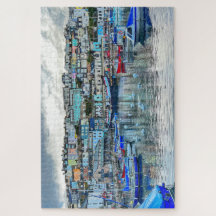 Brixham Haven Zwanen: Devon Kust 1000st Puzzel