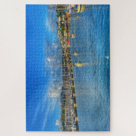 Brixham Marina: Sunny Devon Harbor & Seagull View Legpuzzel