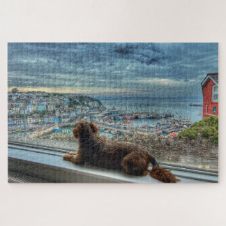 Brixham Regen: Gezellige Haven Uitzicht & Hondenvr Legpuzzel