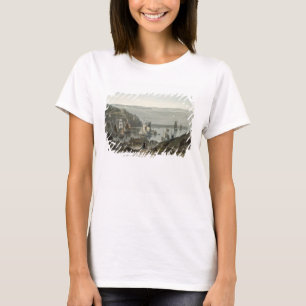 Brixham, Torbay, Devon, uit deel VIII van 'A Voy' T-shirt