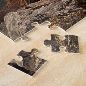 Brixham Twilight: Fiery Sunset & Rocky Coast Legpuzzel (Zijkant)