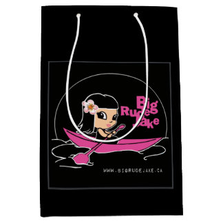 BRJ Roze Kanaal Logo Midden Geschenkentas Medium Cadeauzakje