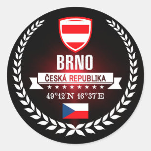 Brno Ronde Sticker