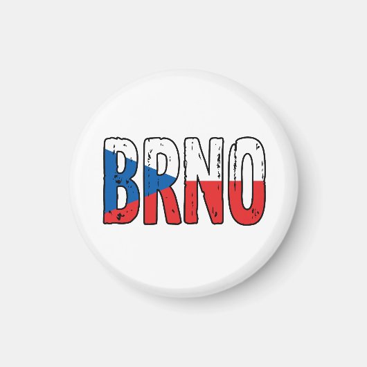 Brno Tsjechië Magneet (Voorkant)