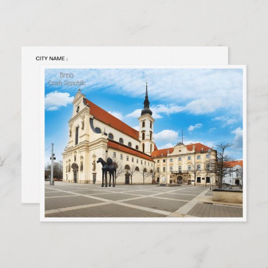 Brno Tsjechië République tchèque Briefkaart (Voorkant / Achterkant)