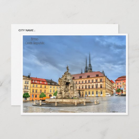 Brno Tsjechië République tchèque Briefkaart (Voorkant / Achterkant)