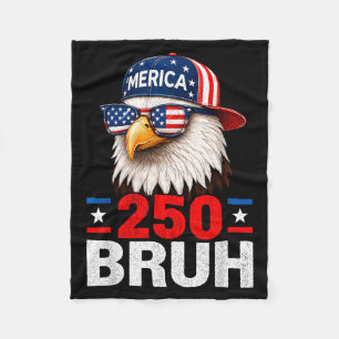 Bro 250 Verjaardag Usa Jongens Kinderen 250 Jaar 4 Fleece Deken