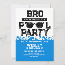 BRO Blauwe Zwembad Feest Jongens Verjaardag