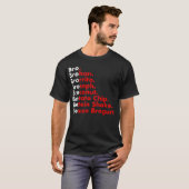 Bro Brocabulaire Grappige Fitness Gym Workout T-shirt (Voorkant volledig)
