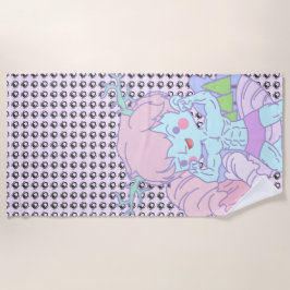 Bro-check me op teken Beach Towel (geen tekst) Strandlaken