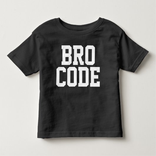 BRO-CODE KINDER SHIRTS (Voorkant)