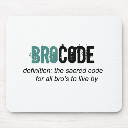 Bro-code Muismat (Voorkant)