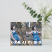 bro, come @ me briefkaart (Staand voorkant)
