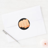 Bro Fist Emoji Ronde Sticker (Envelop)