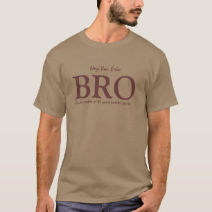 BRO Frère du Mariage Groom TShirt V010